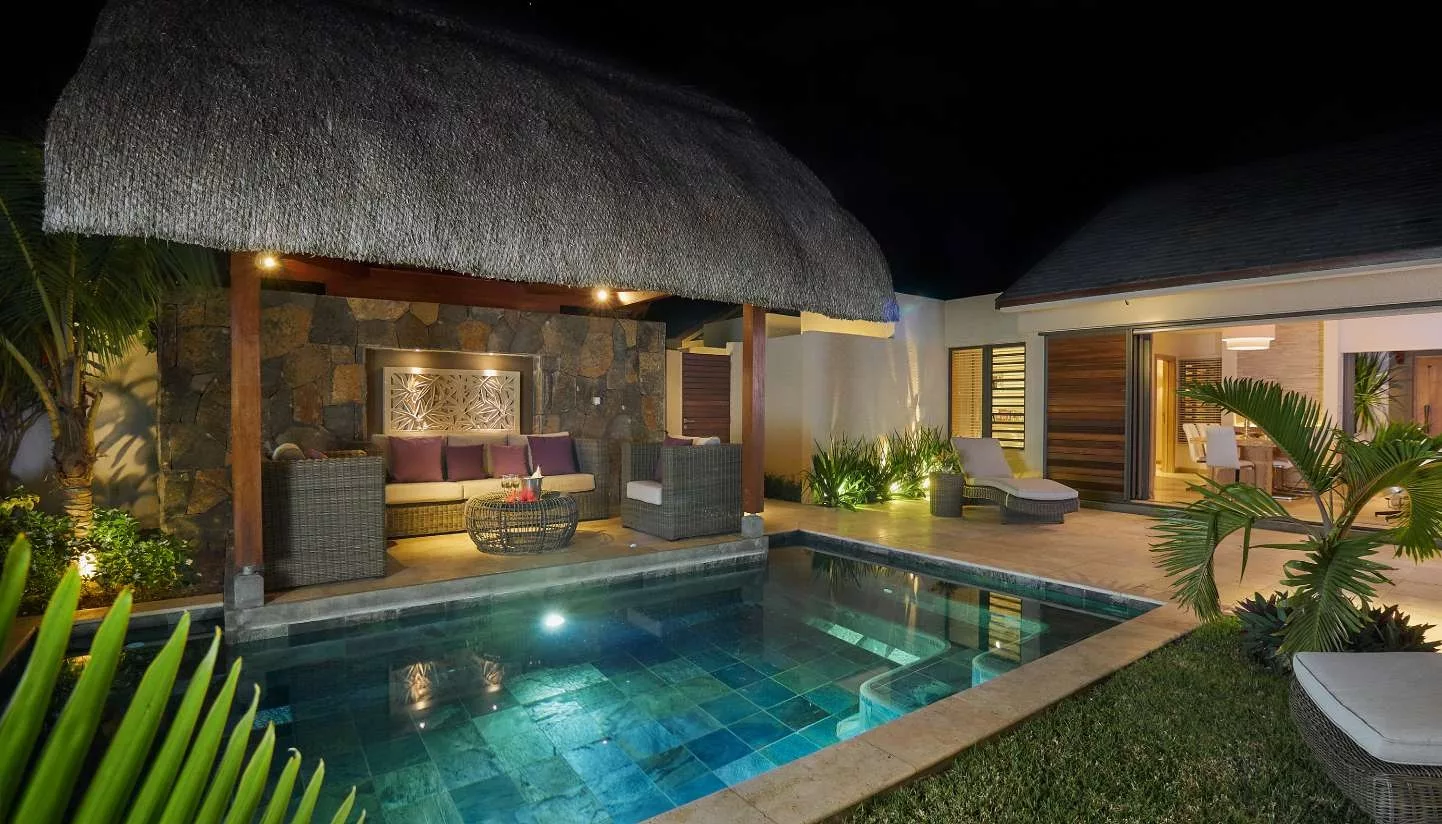 Villa de luxe avec piscine privée, trois chambres doubles, et espace spacieux à Grand Baie, Île Maurice