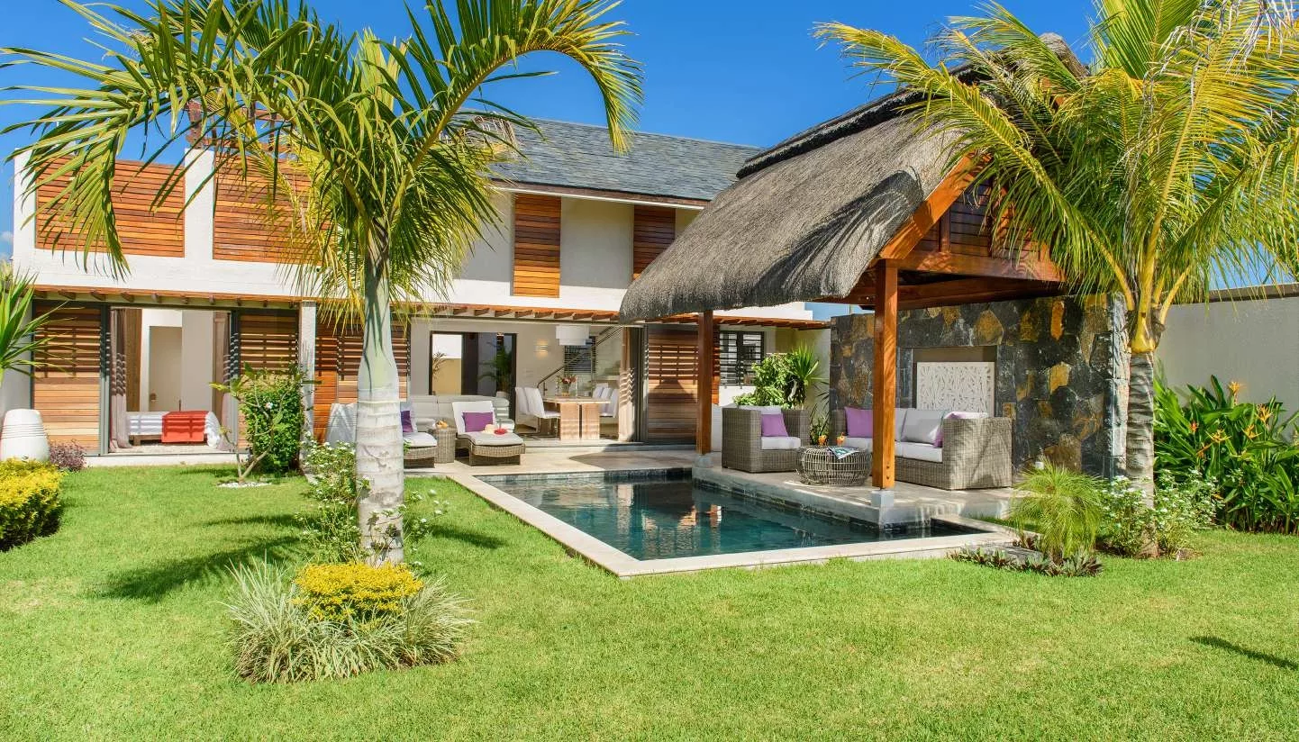 Villa de luxe avec piscine privée, chambre double, et espace spacieux à Grand Baie, Île Maurice