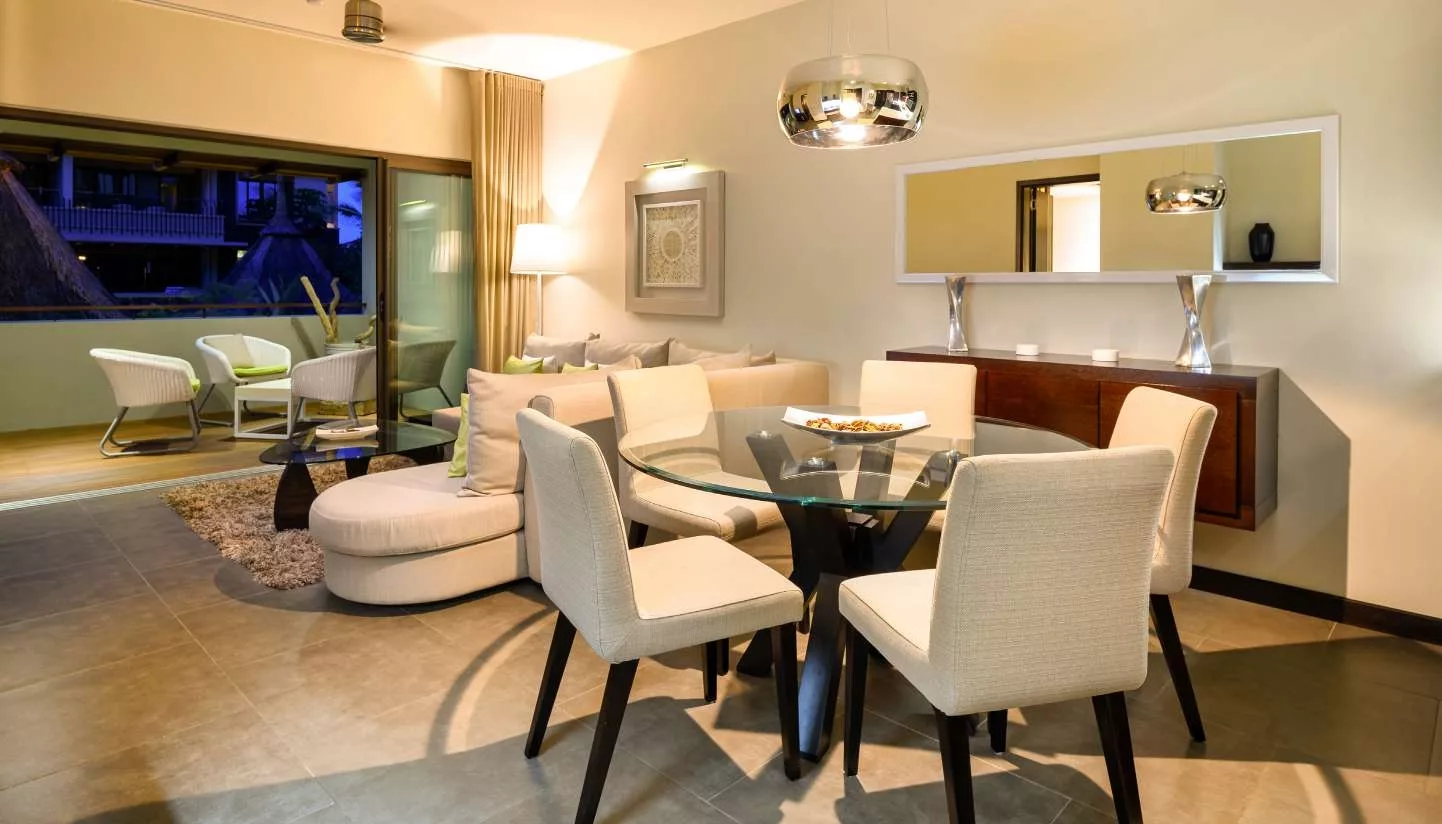 Penthouse de luxe avec chambre double (king size) et deux chambres doubles, trois salles de bains, et espace spacieux à Grand Baie, Île Maurice