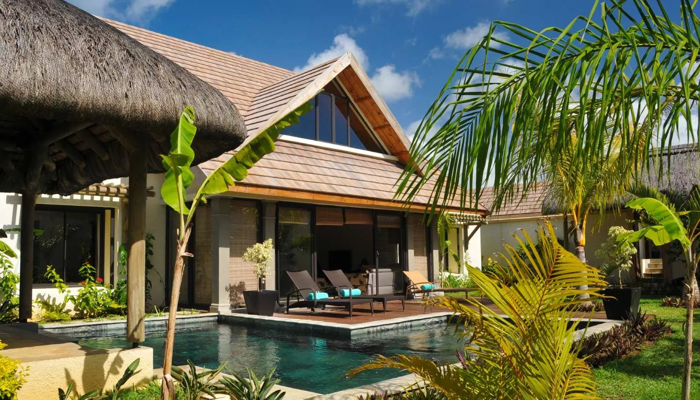 Villa de luxe avec piscine privée, trois chambres doubles, et espace spacieux à Pereybère, Île Maurice